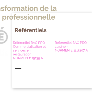 Transformation de la voie professionnelle, septembre 2020
