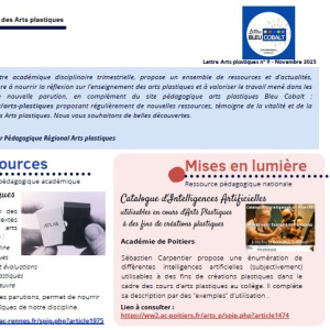 Lettre bleu cobalt novembre 2023
