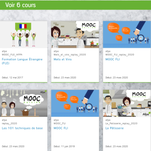 MOOC Afpa les 6 modules de cours